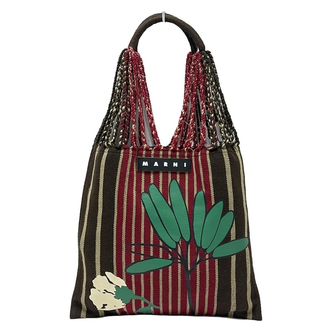 Auth MARNI - Dark Brown Bordeaux: Auth MARNI - Dark Brown Bordeaux Multi Wool Tote Bag Condition: Pre-owned Brand: MARNI Style: Tote Bag Exterior Color: Dark Brown, Bordeaux, Multi Exterior Material: Wool ConditionRank: 7