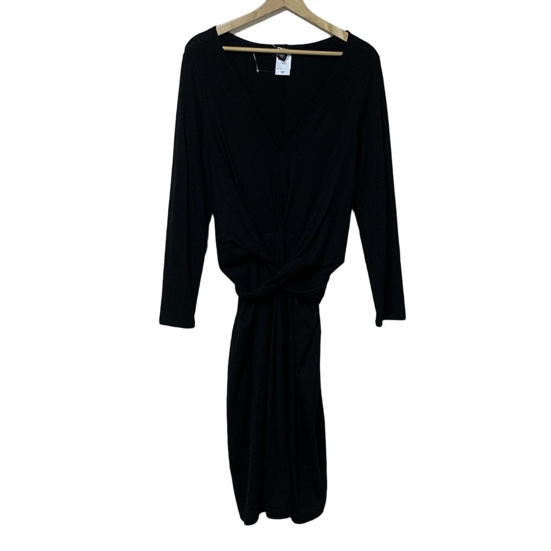 Auth DKNY - Black Outer fabric]: Auth DKNY - Black Outer fabric] Wool, elastane Womens Dress Condition: Pre-owned - Good Brand: DKNY Style: Dress Color: Black Material: Outer fabric] Wool, elastane ConditionRank: 6 Depar