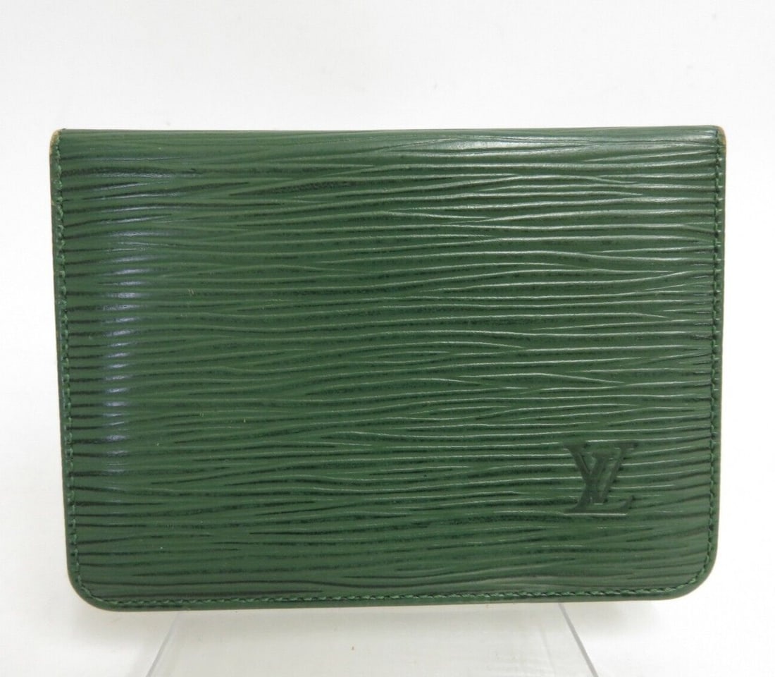 Authentic LOUIS VUITTON Monogram Porte 2: Authentic LOUIS VUITTON Monogram Porte 2 Cartes Vertical Card Case Wallet #39020 Condition: Pre-owned Brand: Louis Vuitton Department: Women Type: Wallet Color: Green Material: Leather Co