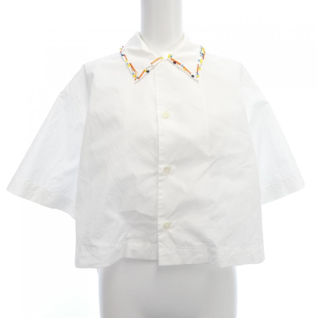 Authentic Marni MARNI S Sshirt: Authentic Marni MARNI S Sshirt #241-003-660-4239 Condition: Pre-owned - Good Brand: Marni Style: SHIRT Color: White See-through Material: See Image Gender: Ladies Size: 36 Size