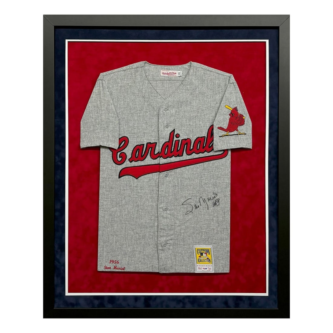 stan musial signed HOF 69 st.: stan musial signed HOF 69 st. louis cardinals grey custom suede matte framed BAS Stan Musial Signed HOF 69 St. Louis Cardinals Grey Custom Suede Matte Framed Bas SKU no: RBJ7911293845592 Guidelines fo