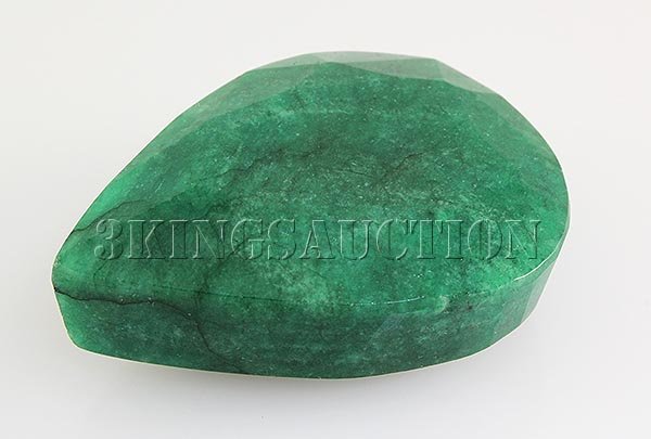 Emerald 217.70ctw Loose Gemstone 49x36x18mm Pear Cut: Emerald 217.70ctw Loose Gemstone 49x36x18mm Pear Cut **|**|** Natural Emerald Beryl Loose Gemstone Pear Shape ; MSRP: $1700