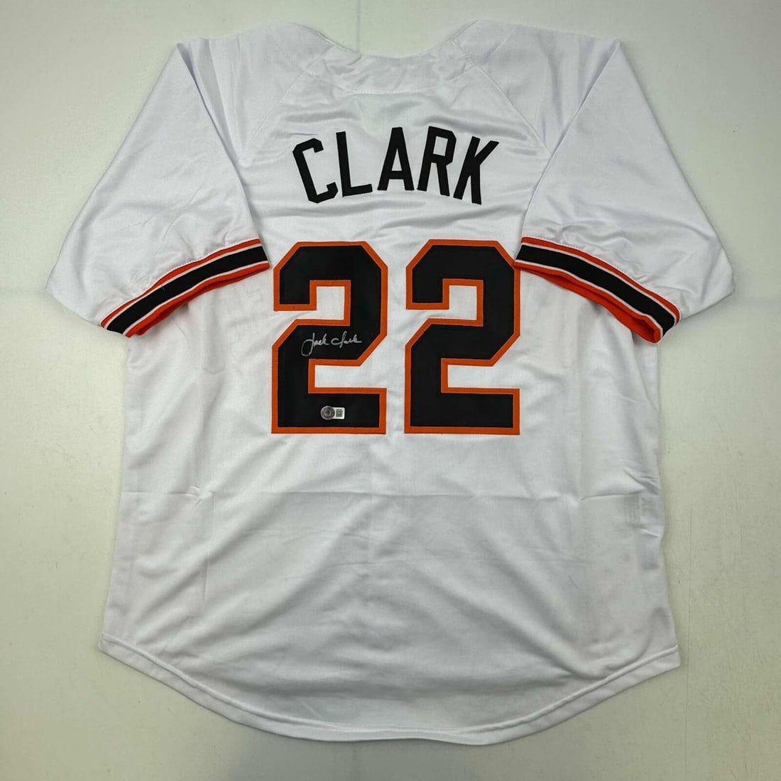 autographed/signed jack clark san francisco white: autographed/signed jack clark san francisco white baseball jersey JSA COA Autographed/Signed Jack Clark San Francisco White Baseball Jersey JSA COA SKU no: RBJ7609924943960 Guidelines for Bidding We r