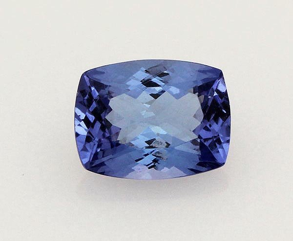 Natural African Tanzanite 3.67ctw Loose Gemstone AA+: Natural African Tanzanite 3.67ctw Loose Gemstone AA+ **|**|** 10.63x8.44mm AA+ Quality Emerald Cushion Shape African Tanzanite Gemstone 1pc ; MSRP: $9100