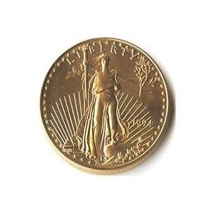 Quarter Ounce 1994 US American Gold Eagle Uncirculated: Quarter Ounce 1994 US American Gold Eagle Uncirculated **|**|** MSRP: $700