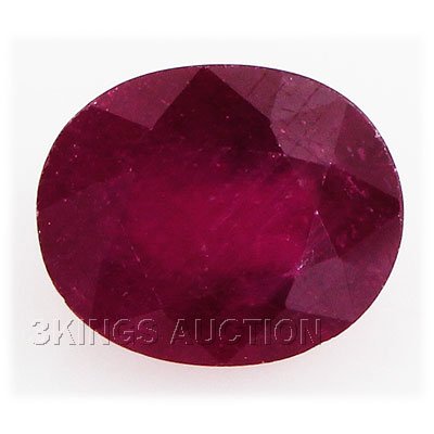 5.30ctw African Ruby Loose Gemstone: 5.30ctw African Ruby Loose Gemstone **|**|** 11.60x9.60mm Red Ruby Leaded African Loose Gemstone Oval Cut, Lot of 1 ; MSRP: $900