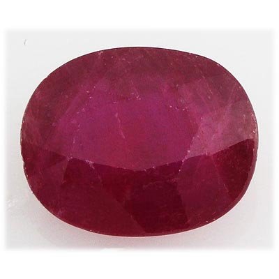 6.05ctw African Ruby Loose Gemstone: 6.05ctw African Ruby Loose Gemstone **|**|** 13.10x10.60mm Red Ruby Leaded African Loose Gemstone Oval Cut, Lot of 1 ; MSRP: $1000
