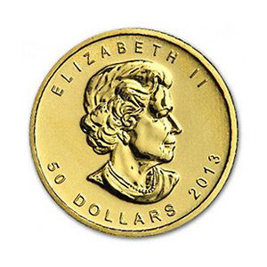 Canada Maple Leaf 1 Ounce Gold Coin 2013: Canada Maple Leaf 1 Ounce Gold Coin 2013 **|**|** MSRP: $4000