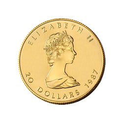 Canada Maple Leaf Half Ounce Gold Coin (Dates Our Choic: Canada Maple Leaf Half Ounce Gold Coin (Dates Our Choice) **|**|** MSRP: $2100