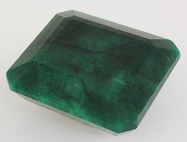 Emerald 179.83ctw Loose Gemstone 38x34x16mm EmeraldCut: Emerald 179.83ctw Loose Gemstone 38x34x16mm EmeraldCut **|**|** Natural Emerald Beryl Loose Gemstone Emerald Shape ; MSRP: $1500