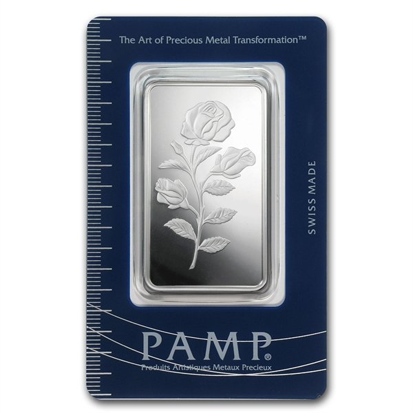 1 oz Pamp Suisse Silver Bar - Rosa (In Assay): 1 oz Pamp Suisse Silver Bar - Rosa (In Assay) **|**|** MSRP: $100