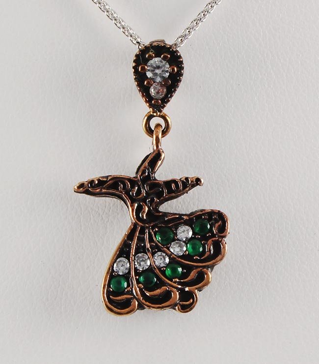 Natural Stone Vintage Victorian Design Pendant: Natural Stone Vintage Victorian Design Pendant **|**|** 3.66g Natural Stone Emerald Beryl Victorian Design Pendant w/ cz diamonds; stamp 925 ; MSRP: $0