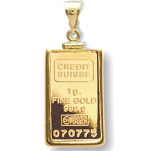 14K Gold Screw-Top Plain-Front Bezel (1 gram Gold Bar): 14K Gold Screw-Top Plain-Front Bezel (1 gram Gold Bar) **|**|** Year: N/A ; Mint Mark: N/A ; Grade: N/A ; Denomination: N/A ; MSRP: $200