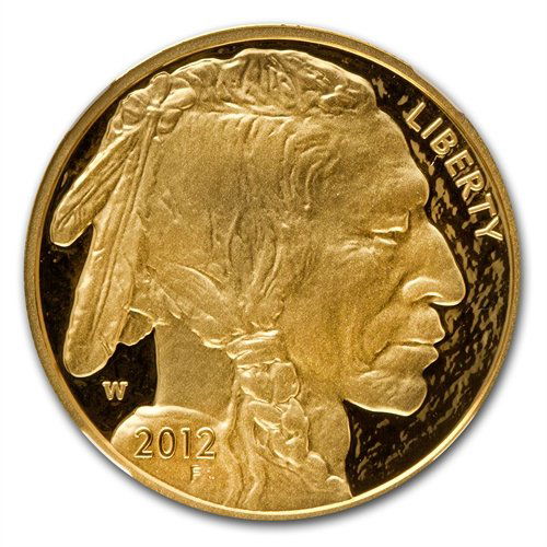 2012-W 1 oz Proof Gold Buffalo PF-70 NGC: 2012-W 1 oz Proof Gold Buffalo PF-70 NGC **|**|** Year: 2012 ; Mint Mark: PF-70 ; Grade: W - West Point ; Denomination: $50 ;