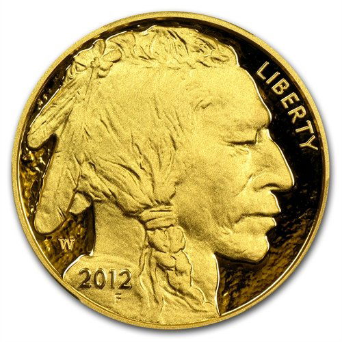 2012-W 1 oz Proof Gold Buffalo PR-70 PCGS (First Strike: #26748-2012-W 1 oz Proof Gold Buffalo PR-70 PCGS (First Strike) **|**|** Year: 2012 ; Mint Mark: PR-70 ; Grade: W - West Point ; Denomination: $50 ;