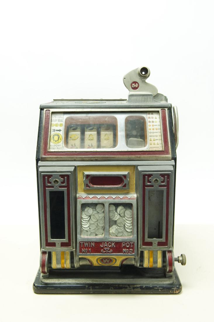 Watling 5 Cent Slot Machine, Circa 1930s. (1 of 10)
