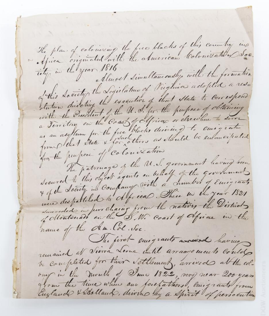 Pre Civil War Document / Speech. (1 of 4)