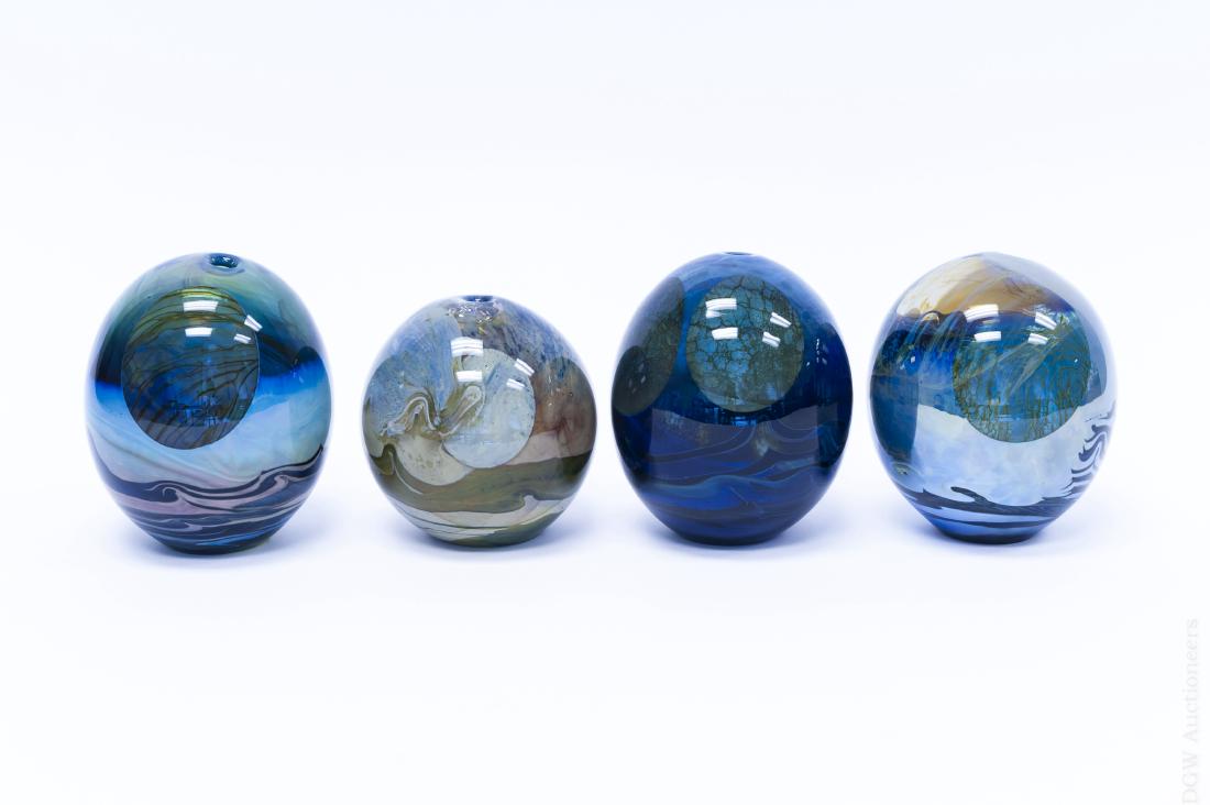 (4) John Lewis Moon Bottle Vases. (1 of 6)