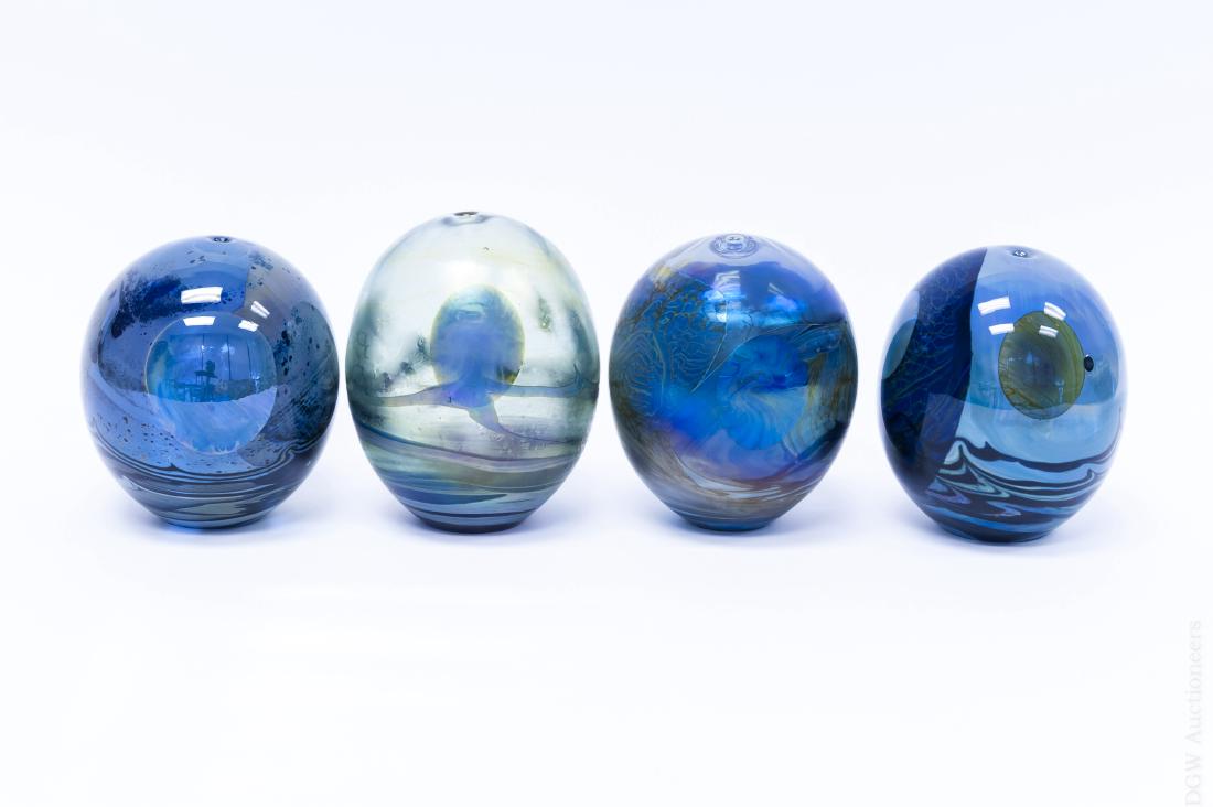 (4) John Lewis Moon Bottle Vases. (1 of 5)