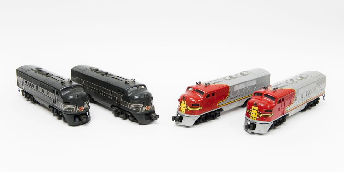 (2) Pairs of post WWII Lionel Locomotives. (1 of 7)