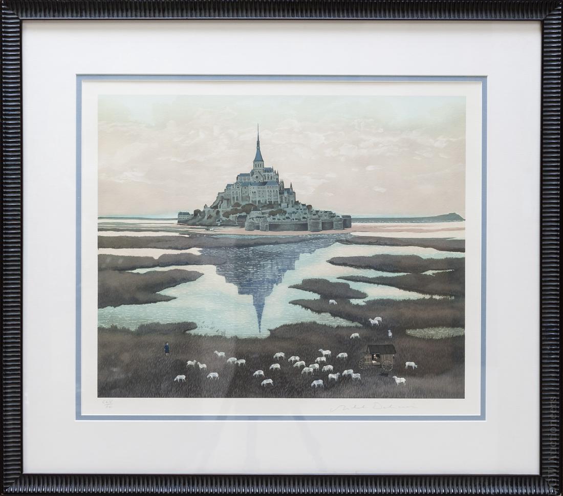 Michel Delacroix Lithograph. (1 of 6)