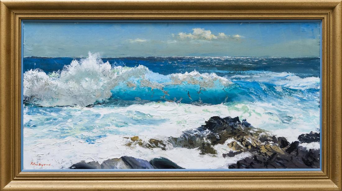 Peter Hayward Oil on Canvas, Seascape. (1 of 4)
