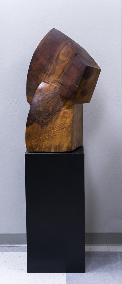 Melvin Schuler Carved Walnut Sculpture. (1 of 8)