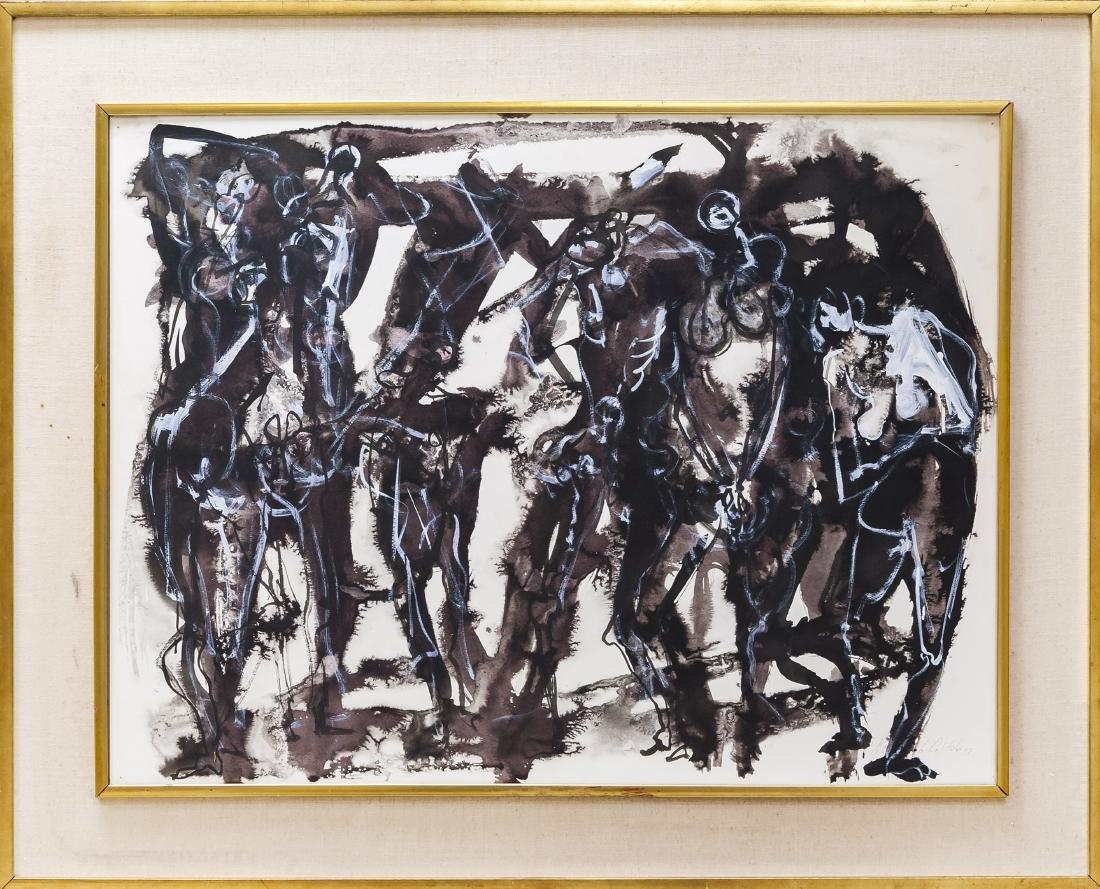 Kenneth Callahan Tempera on Paper Board. (1 of 6)