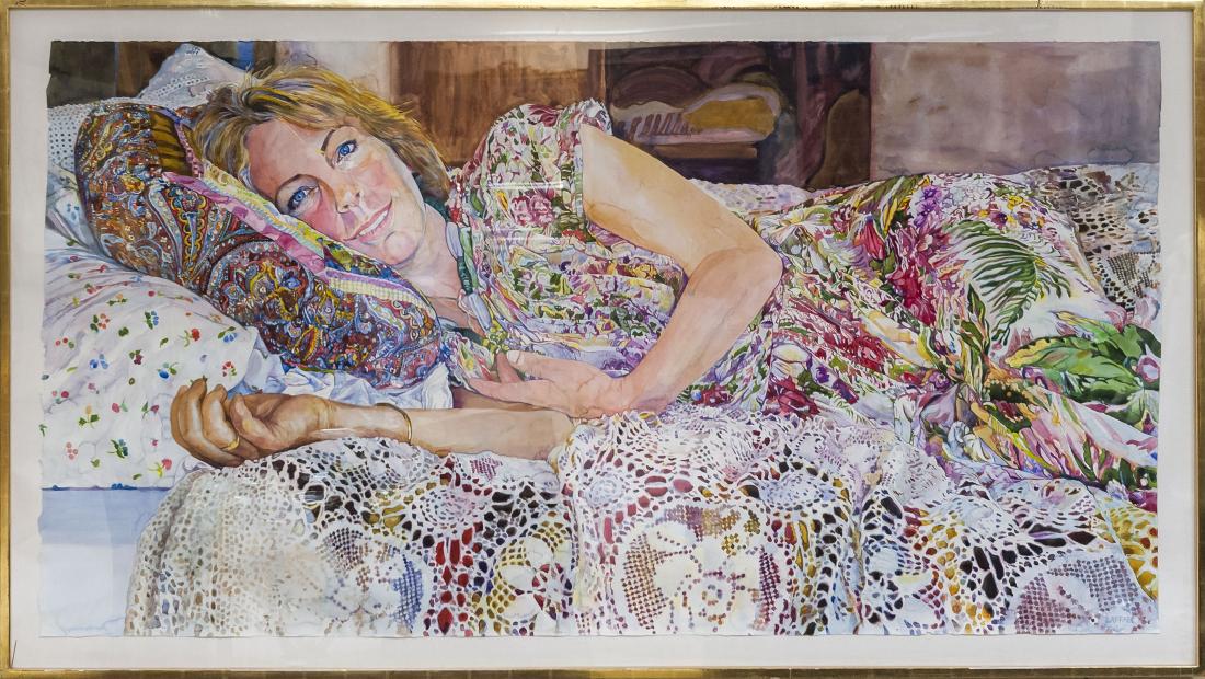 Joseph Raffael Watercolor, Soyez mysterieuses VII. (1 of 7)