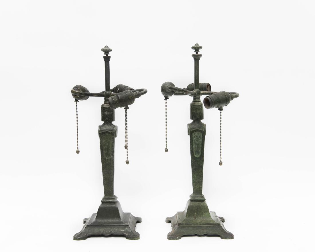 Pair of Bradley & Hubbard Art Deco Table Lamps. (1 of 8)