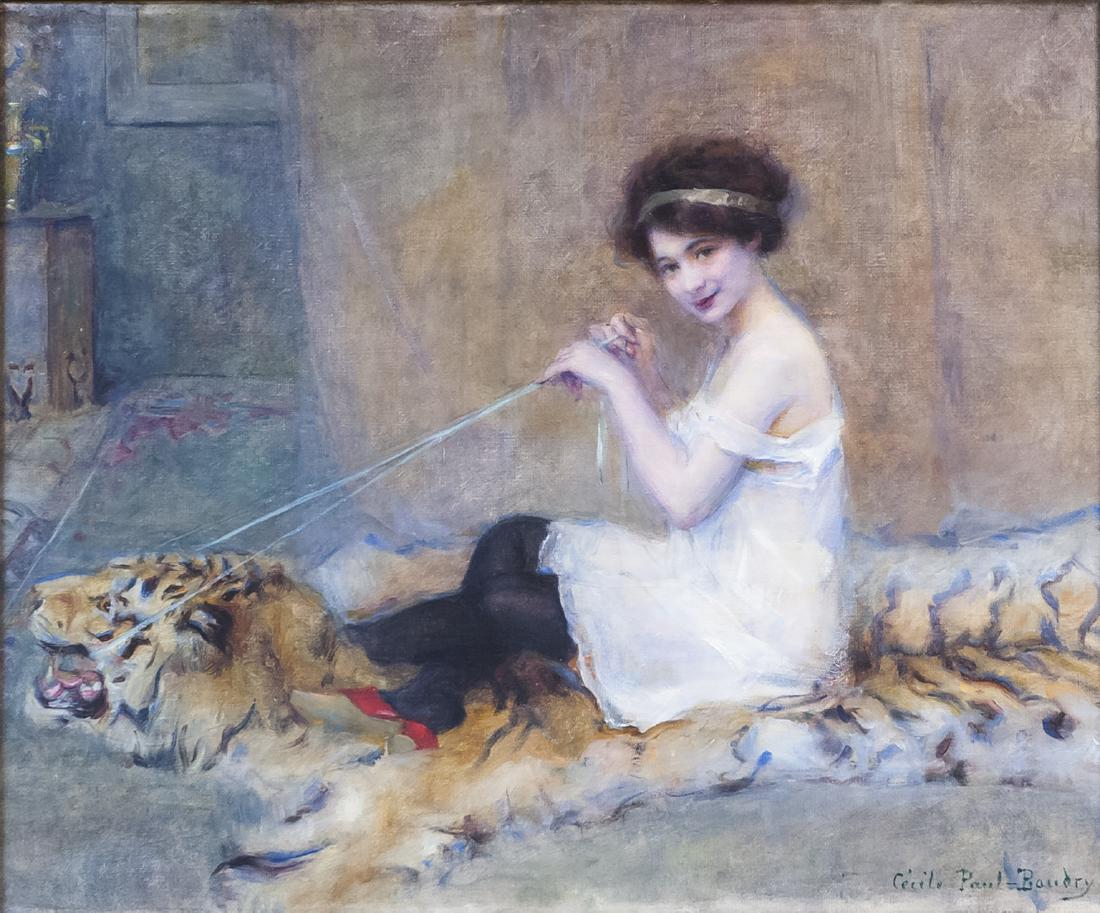 Cecile Paul-Baudry Oil on Canvas. (1 of 9)