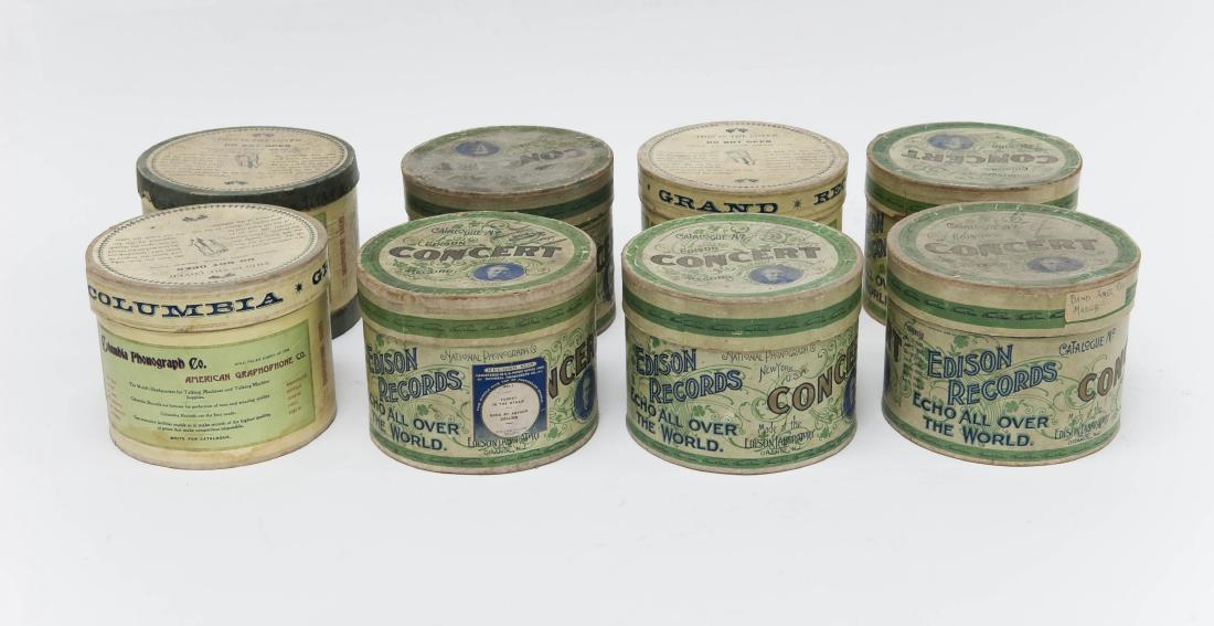 Edison & Columbia Cylinder Records. (8). (1 of 5)