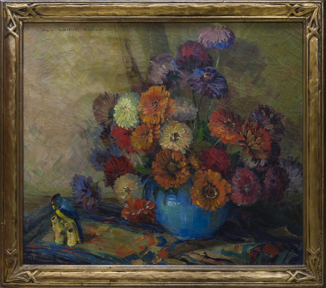 Neil Walker Warner, Oil on Canvas, Still Life. (1 of 5)