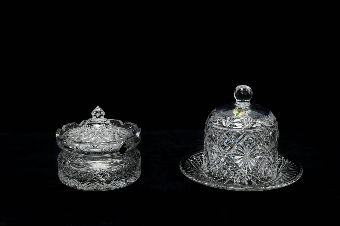 Waterford Society Dessert Dome & Butter Dish. (1 of 8)