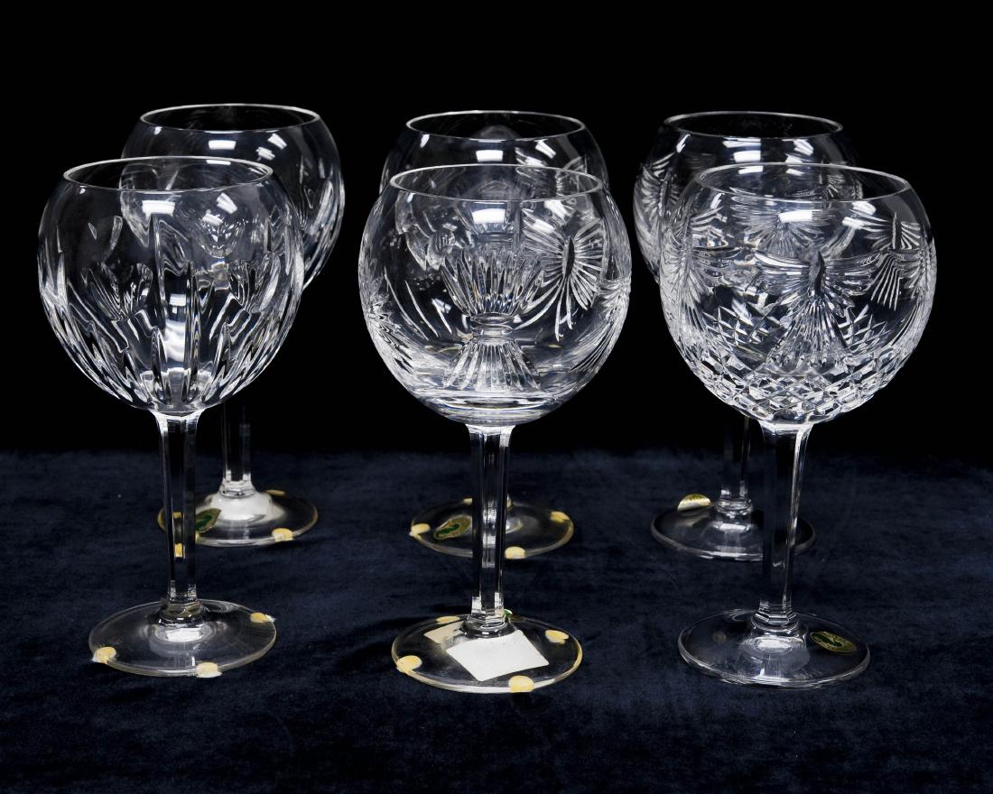 (3) Boxed Sets of Waterford Wine Goblets.: (3) Boxed sets of Waterford wine goblets. Millennium Collection. 2 glasses per set; Love, Peace & Universal sets.