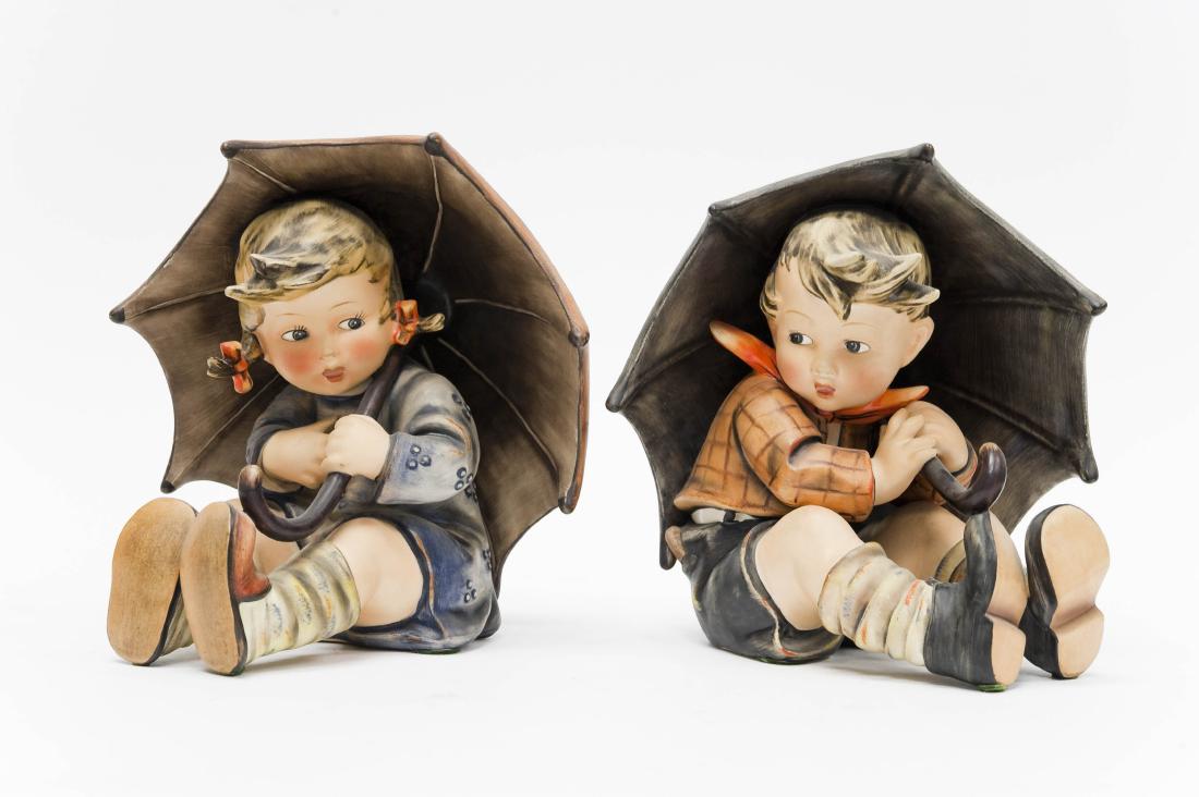 (2) Large Goebel Figurines.