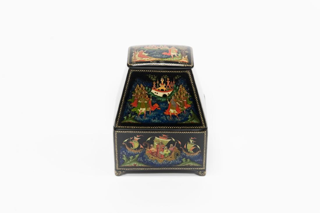 Titov Palekh Russian Lacquer Box. (1 of 4)
