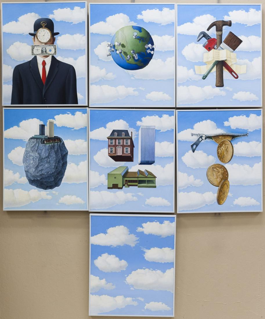 Gary van der Steur, (7) Oils on Canvas. (1 of 7)