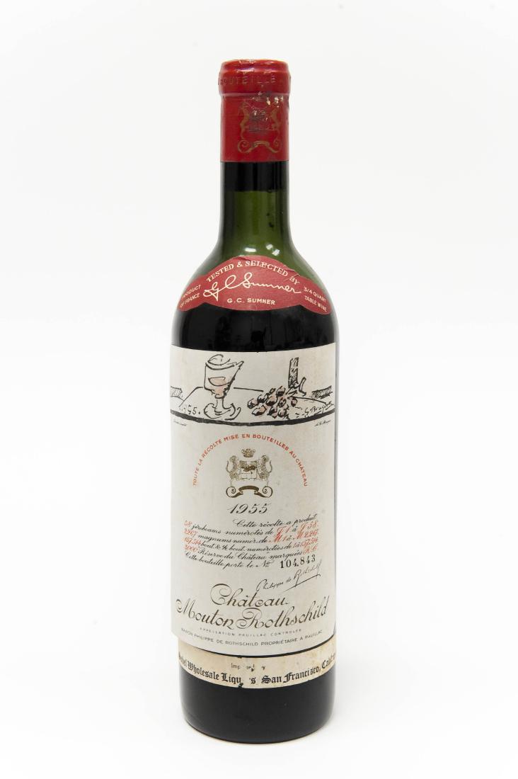 1955 Chateau Mouton Rothschild. (1 of 5)