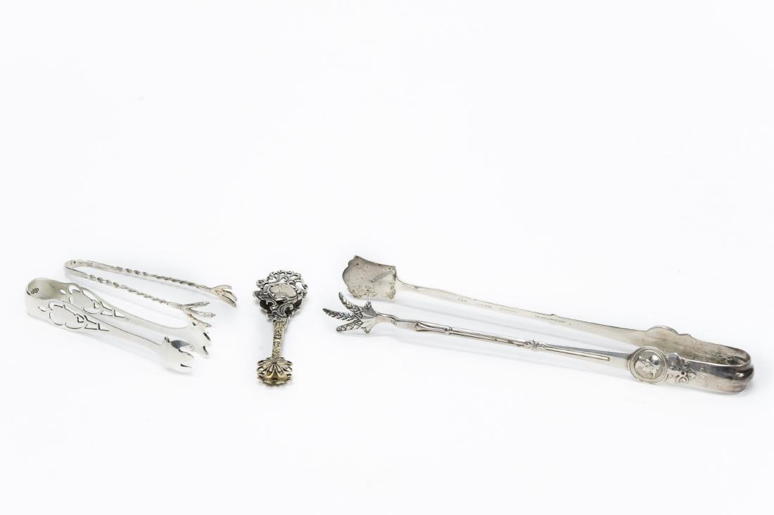 (4) American Sterling Silver Sugar Nips. (1 of 7)