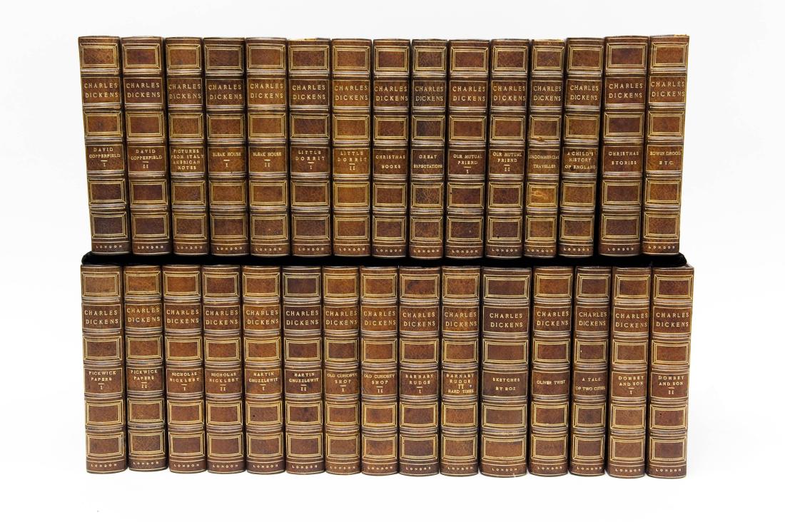 Charles Dickens Works, 30-volume set, Circa 1900. (1 of 16)