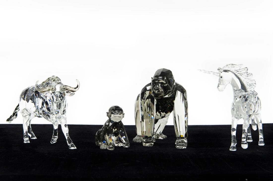 (3) Swarovski Crystal Sculptures. (1 of 7)