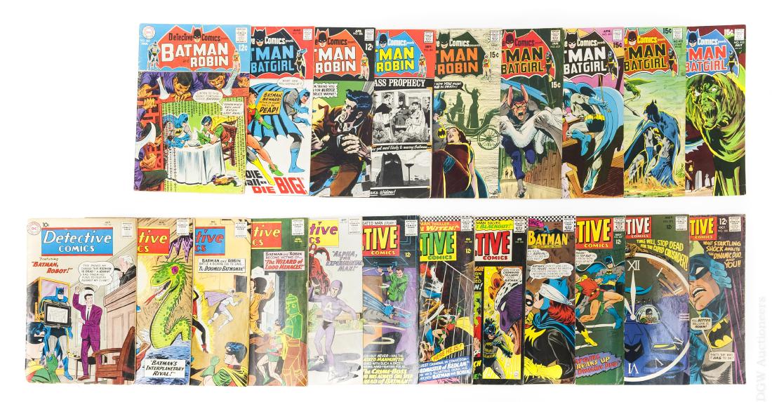 (21) Vintage DC Detective Comics. (1 of 19)