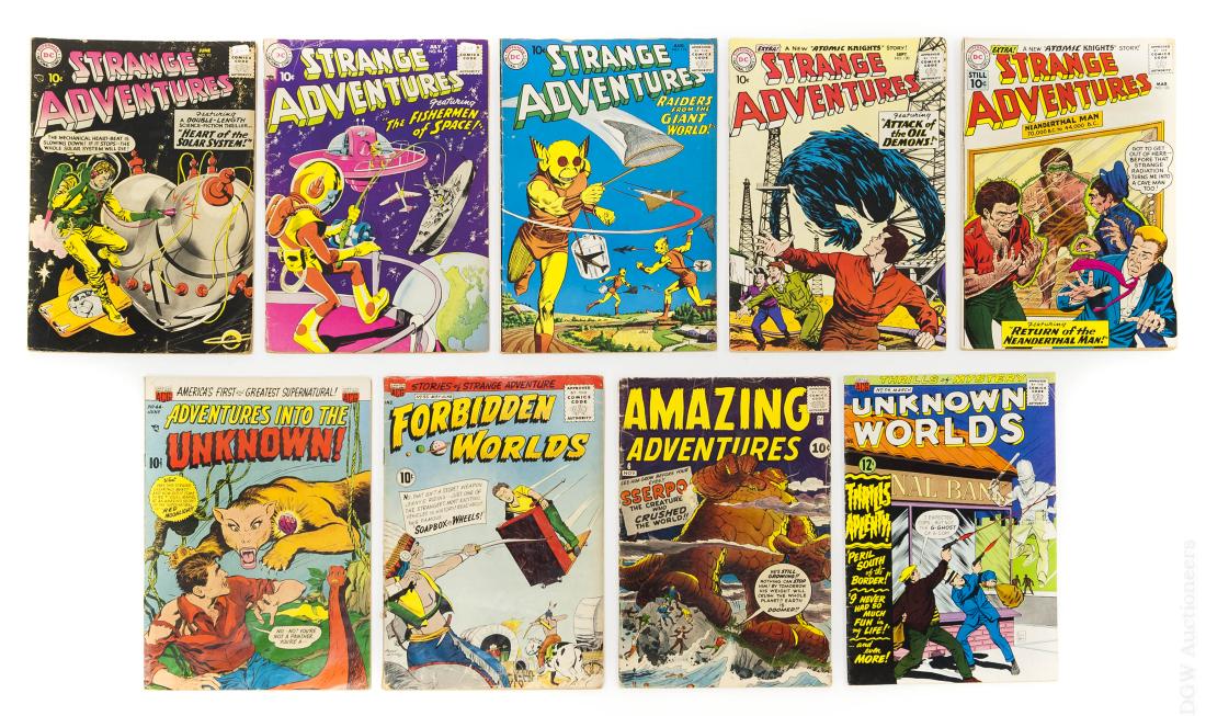 (9) Vintage 10-cent & 12-cent Comic Books. (1 of 19)