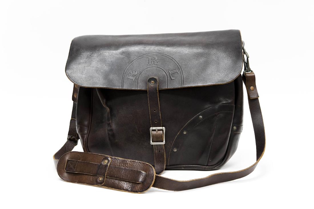 rrl leather bag