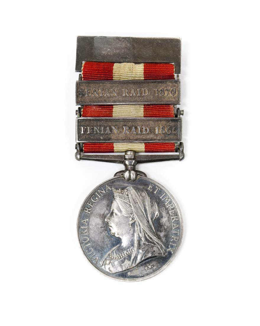 Canada General Services Medal, Fenian Raid. (1 of 10)