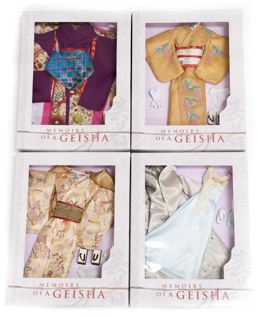 (4) Tonner Doll Outfits, Memoirs of a Geisha 2006. (1 of 3)