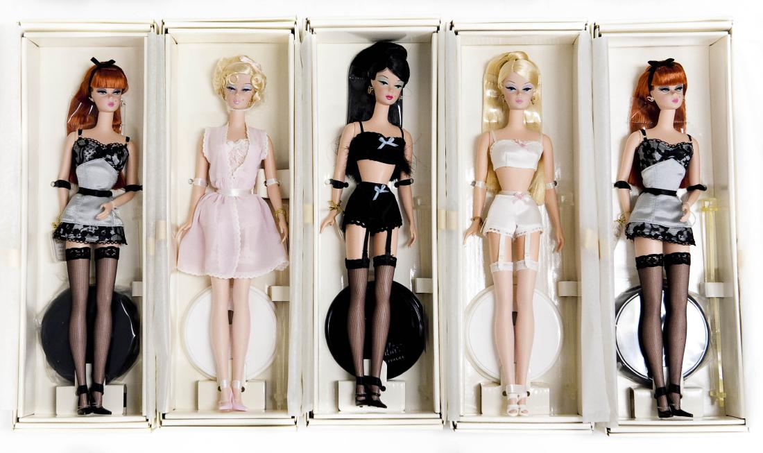 (5) Limited Edition Barbie Fashion Model Dolls. (1 of 7)