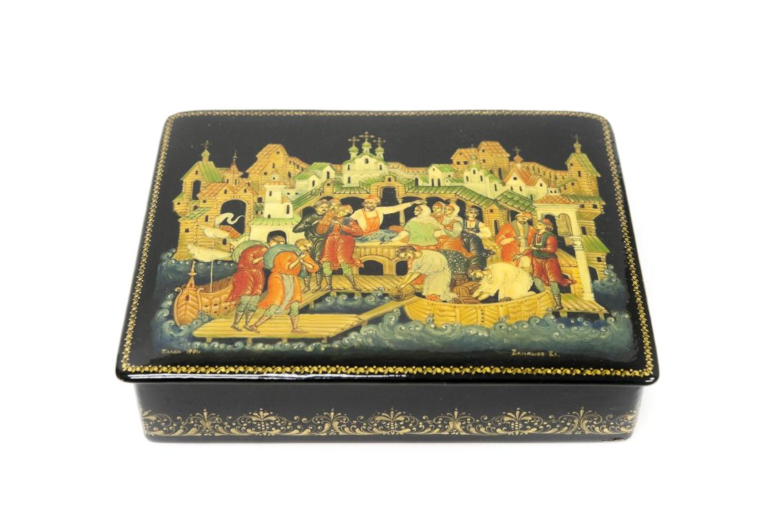 Vanyashov Palekh Russian Box. (1 of 7)