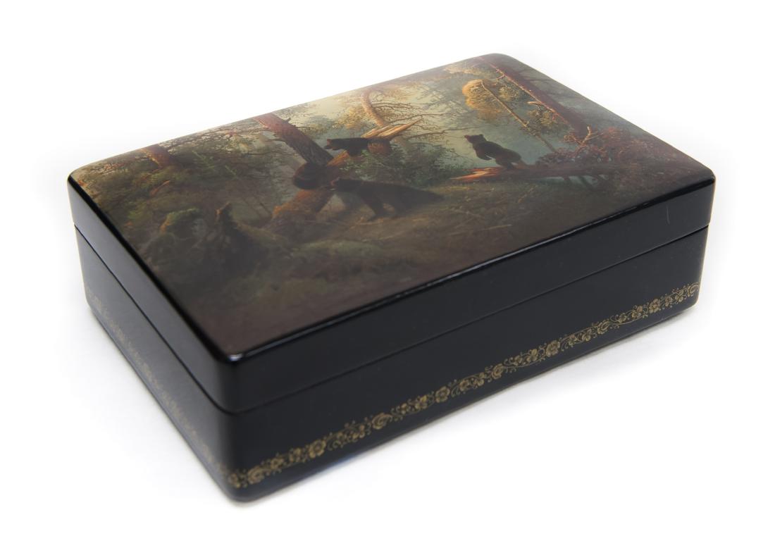 Koropaev Fedoskino Russian Lacquer Box. (1 of 10)